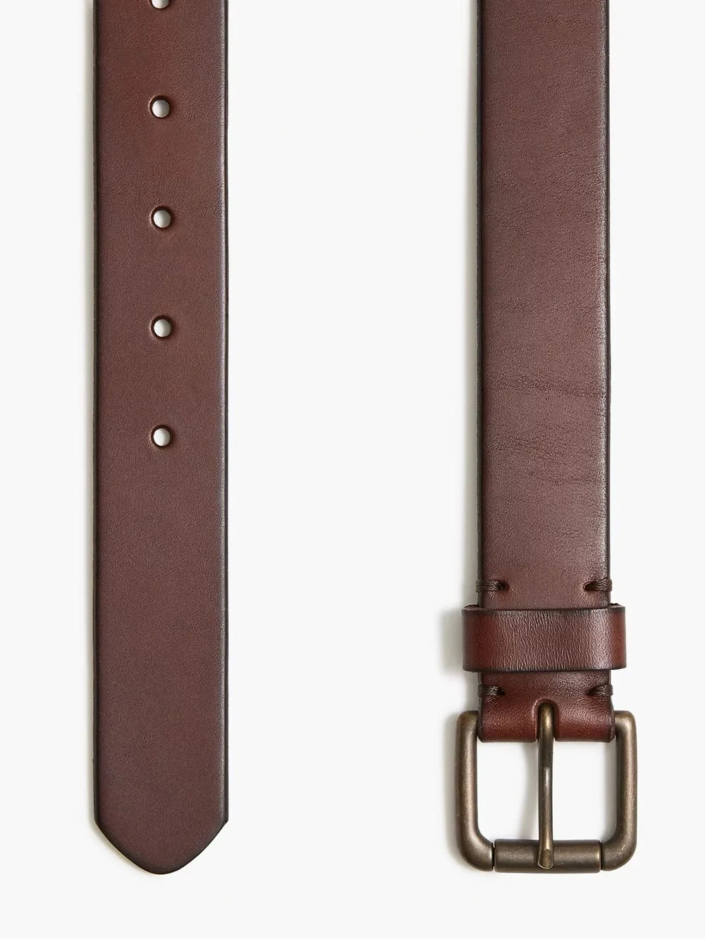 J. CREW Leather roller buckle belt in Brown Size 32 NWT $59.50 BW730
